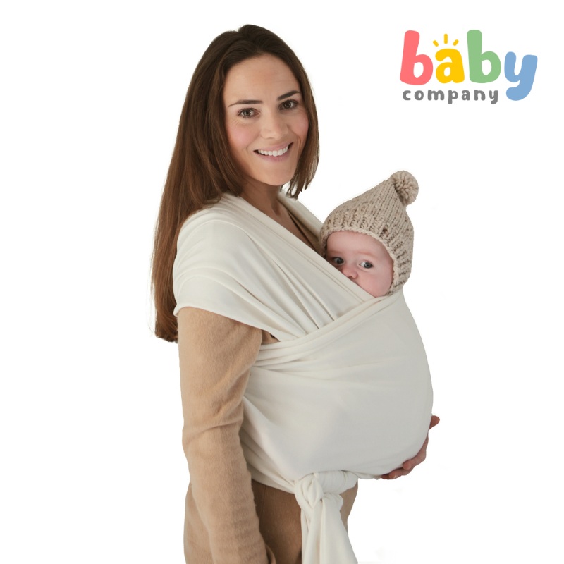 Mushie Baby Carrier Wrap – Ivory