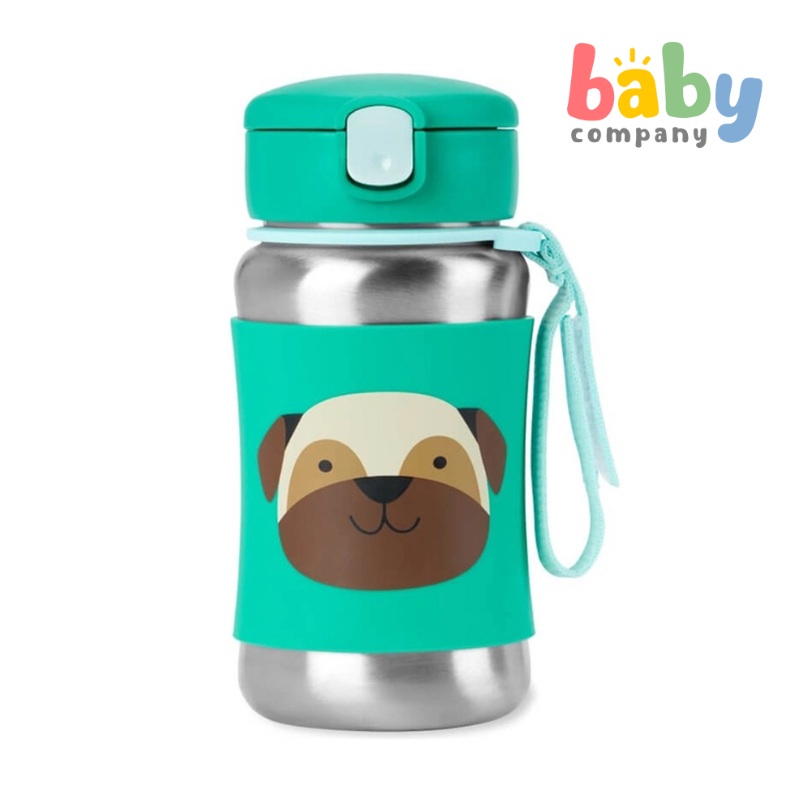 Skip Hop Zoo Ss Straw Bottle – Pug