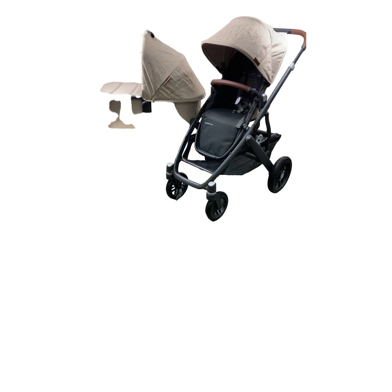 UPPAbaby VISTA V2 Stroller, 2024, Anthony (White & Grey Chenille)
