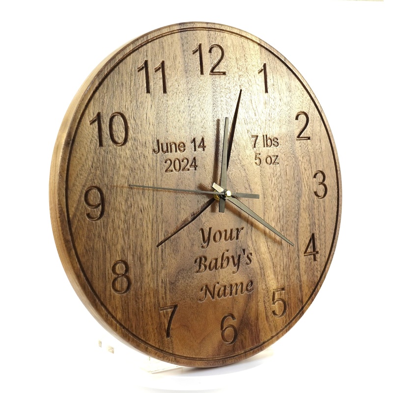 Baby’s Arrival Custom Clock