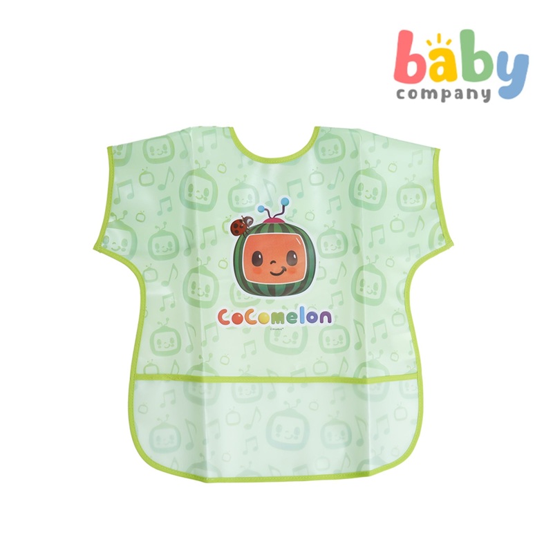Cocomelon Lightweight Short Sleeves Baby Bib – Green