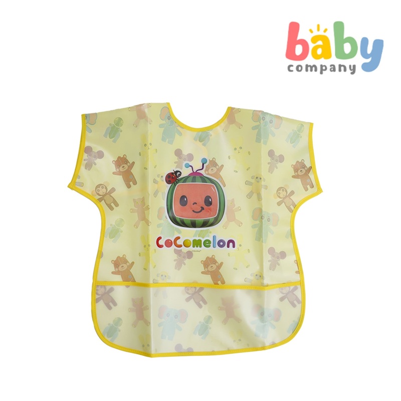 Cocomelon Lightweight Short Sleeves Baby Bib – Yellow