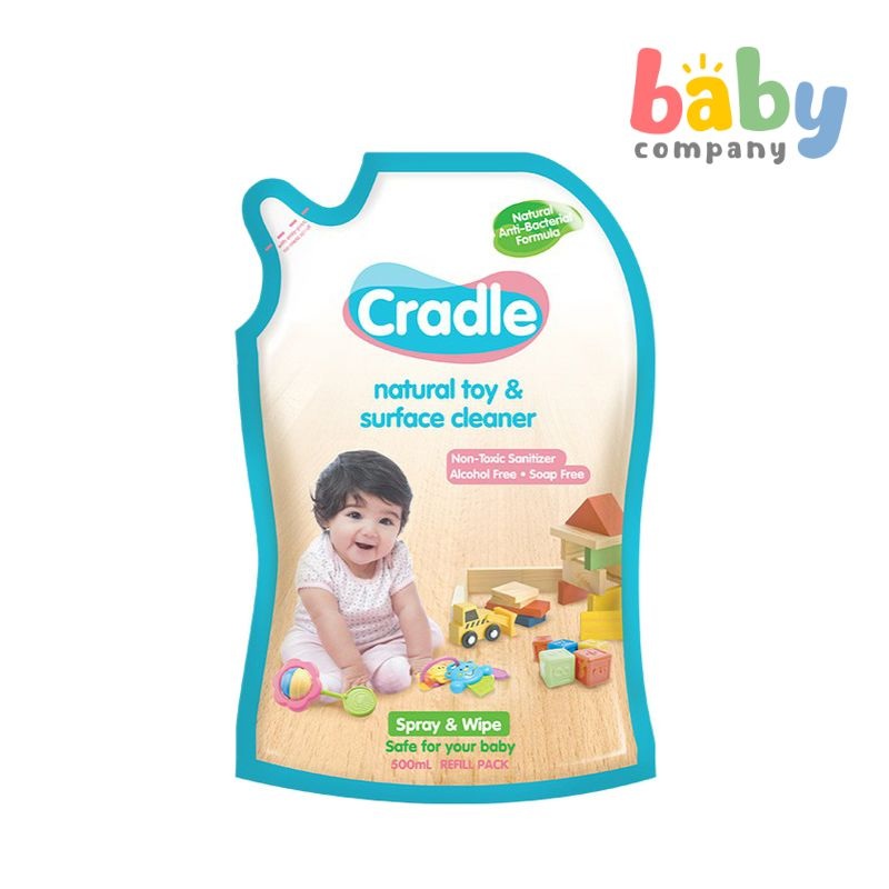 Cradle Natural Toy & Surface Cleaner Refill – 500ml