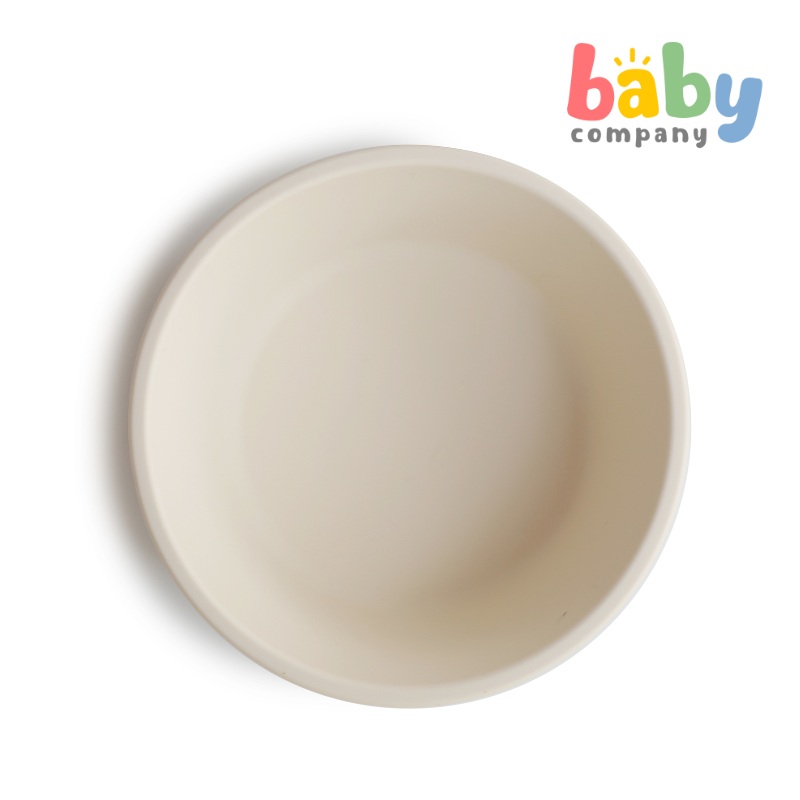Mushie Silicone Suction Bowl – Ivory