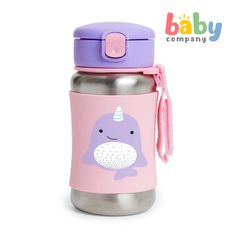 Skip Hop Zoo SS Straw Bottle – Narwhal