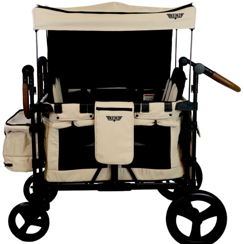 XC+ Luxury Comfort Stroller Wagon 4 Passenger- Mocha