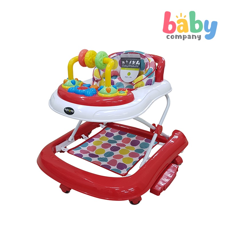 Apruva 3 in 1 Walker and Rocker – Red