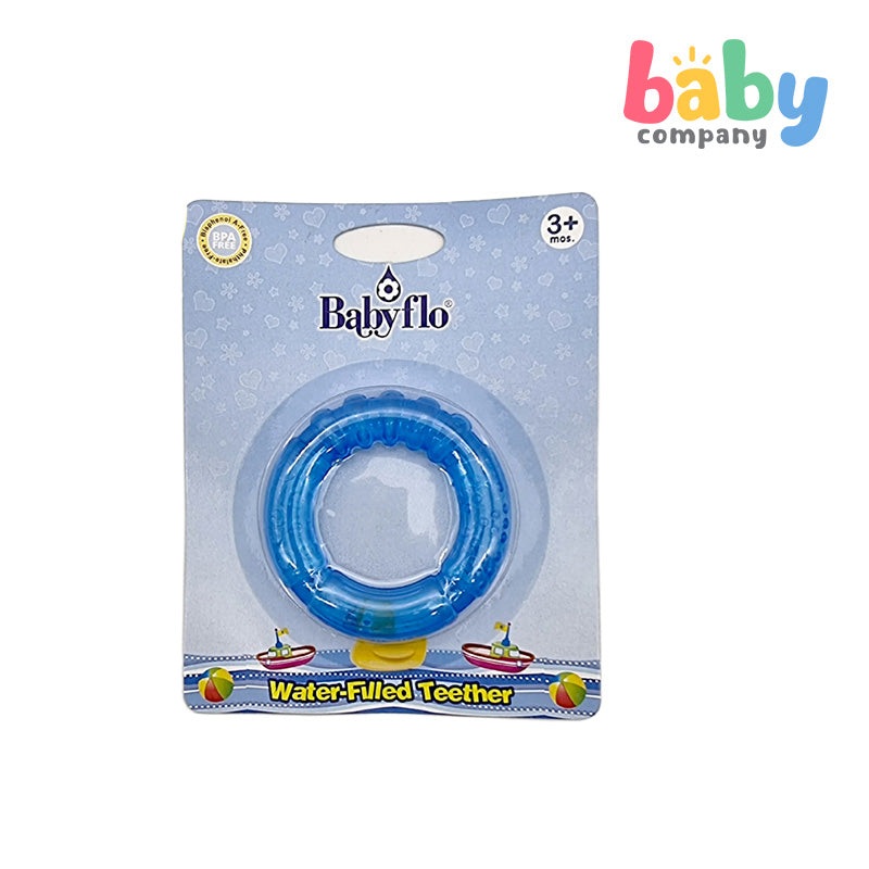 Babyflo Teether Water-Filled Blue