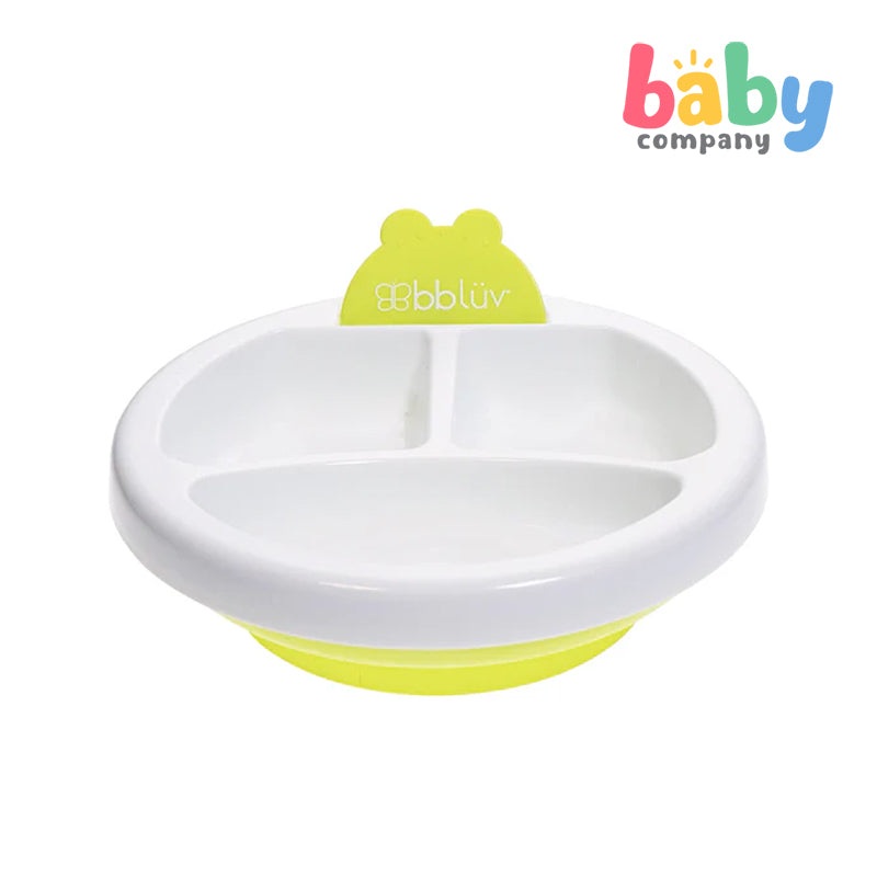 BBLUV Plat: Warm Feeding Plate – Lime