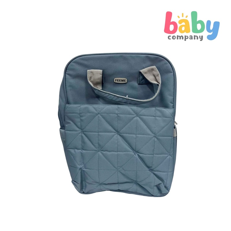 Feeme Baby Stylish Quilted Backpack – Blue