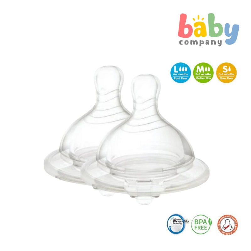 Pur Baby Comfort Feeder Nipple, Pack of 2 – Small