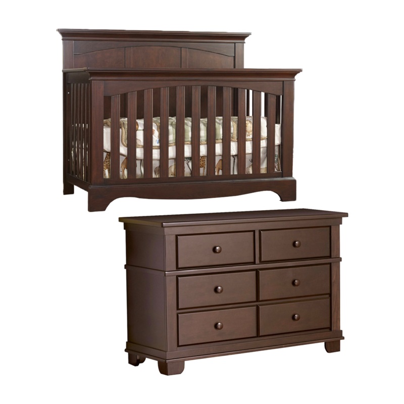 Torino Full Panel Forever Crib + Dresser Bundle