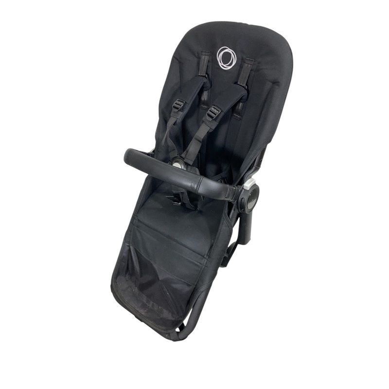 Bugaboo Donkey 5 Duo Extension Set, 2024, Black Frame, Midnight Black, None, without Canopy
