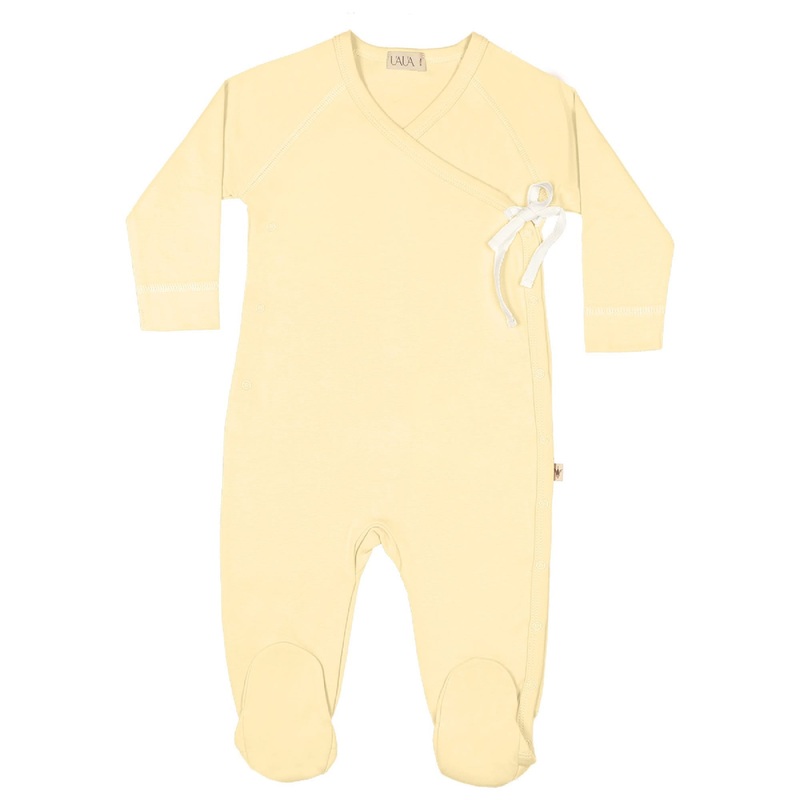 Kimono Footie with Bow Anis