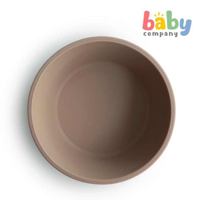 Mushie Silicone Suction Bowl – Natural