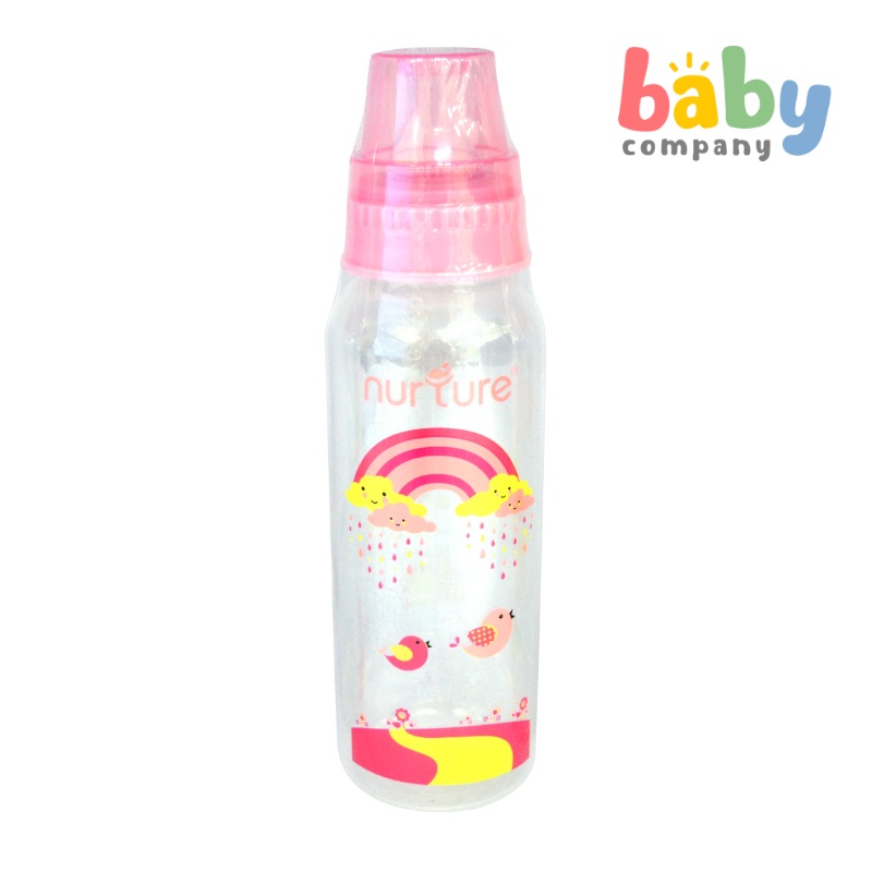 Nurture Decorated Feeding Bottle, 8oz Blue