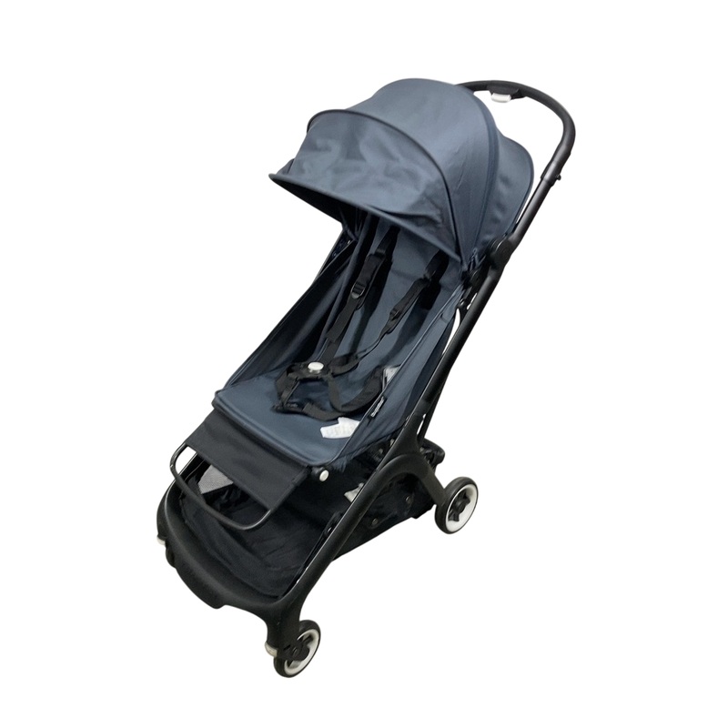 Bugaboo Butterfly Stroller, 2022, Black, Stormy Blue, Stormy Blue