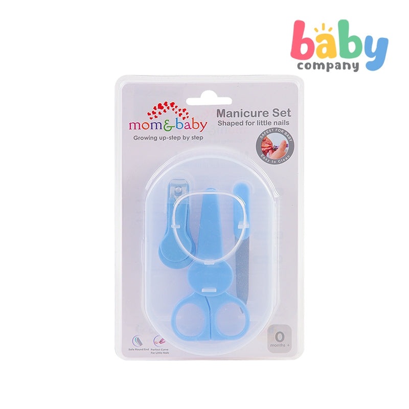 Mom & Baby 3-Piece Manicure Set – Blue