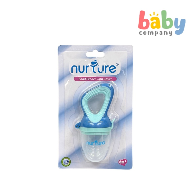Nurture Baby Food Feeder with Cover – Blue