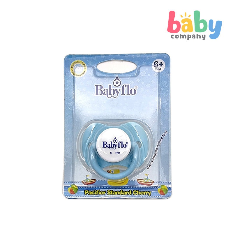 Babyflo Pacifier Standard Cherry Blue