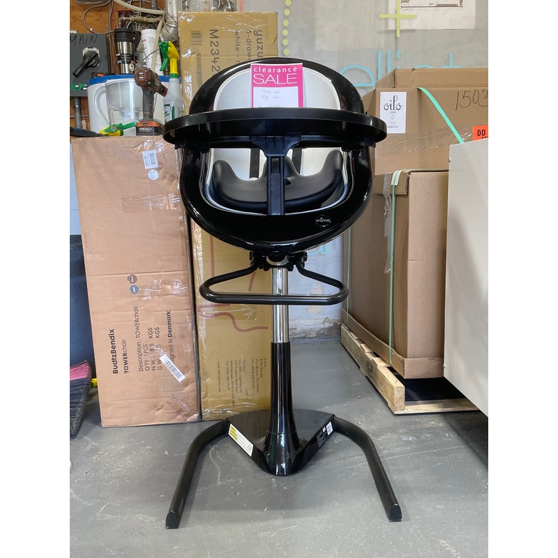 *FLOOR MODEL* Mima Moon 2 High Chair Black/Argento