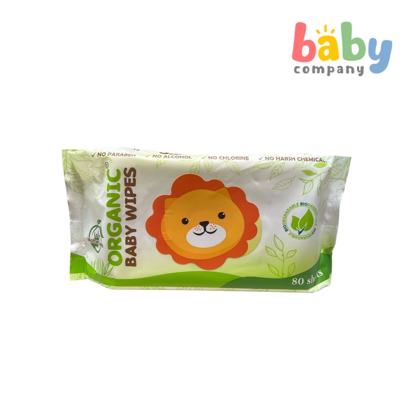 Organic Baby Wipes 80 Sheets – Pack of 1