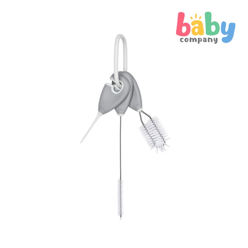 Oxo Tot Straw & Sippy Cup Top Cleaning Set – Gray
