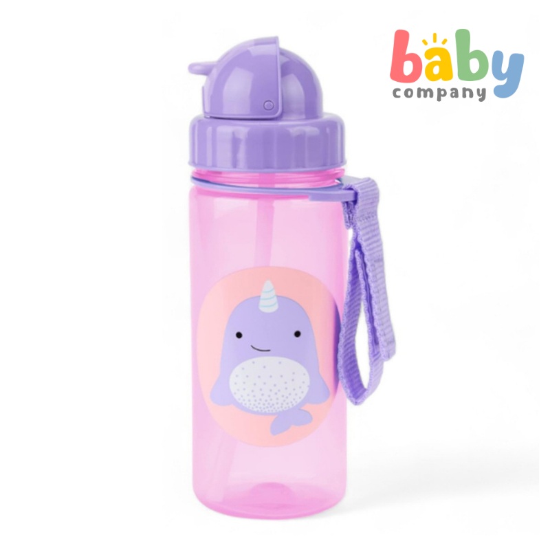 Skip Hop Zoo 13 oz Straw Bottle – Narwhal