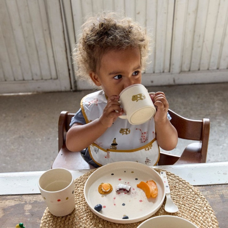 Lassig -Lightweight Bib – Little Mateys – Spicy Orange- 2 Pack