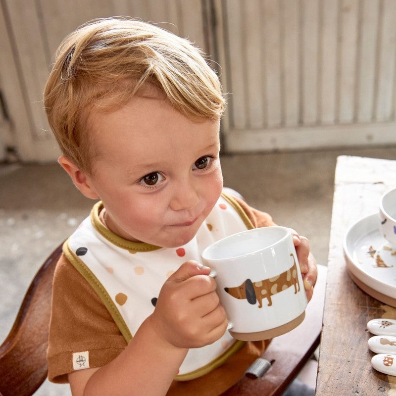 Lassig -Value Pack Bib – Little Mateys Spiced Orange- 5 Pack