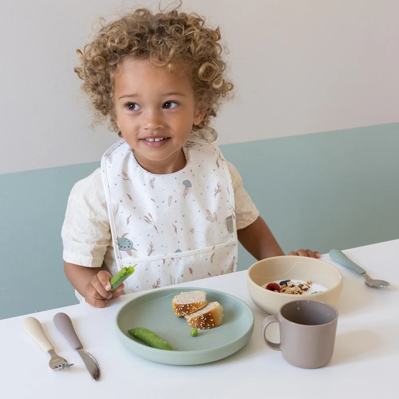 Cam Cam Copenhagen – Bib W/Pocket 2 Pack – Sea Garden