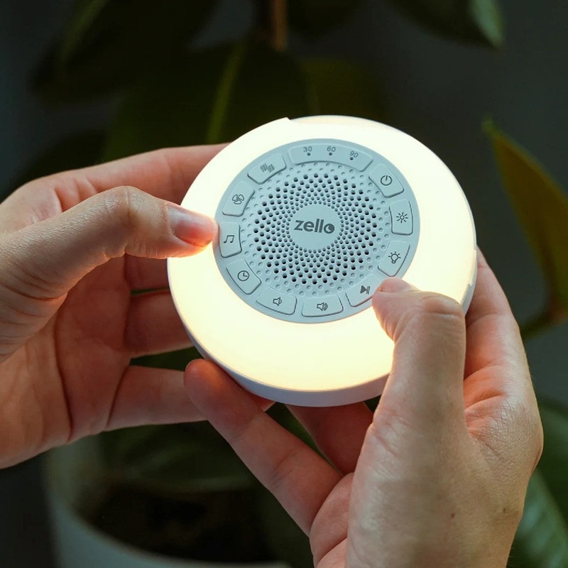 Zello – Portable Pro Max White Noise Machine & Night Light