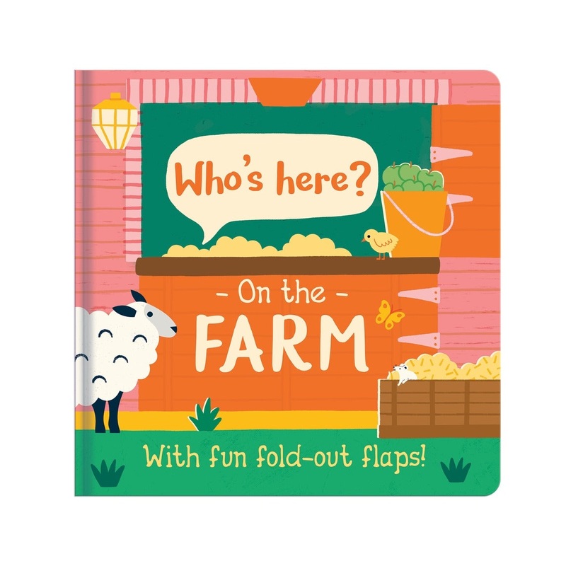 Whos Here On the Farm  Fold Out Board Book
