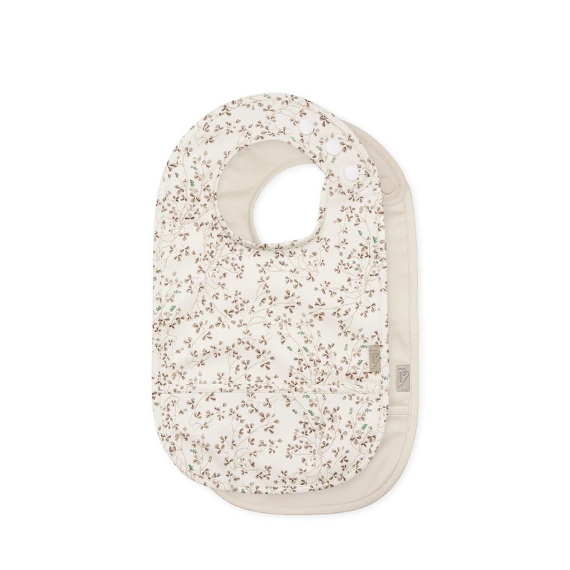 Cam Cam Copenhagen – Bib W/Pocket 2 Pack –  Lierre / Almond