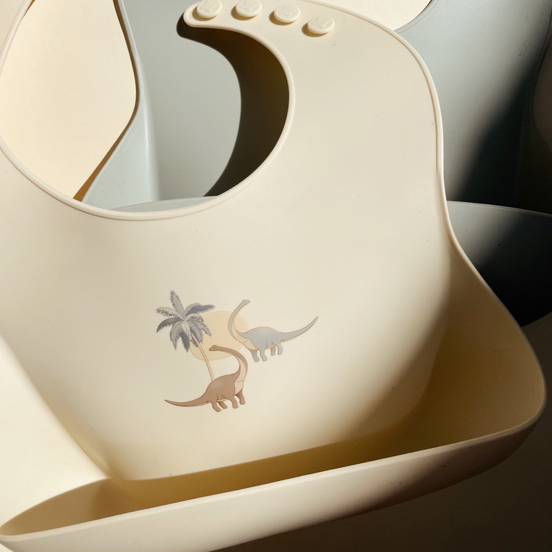 Konges Slojd – Silicone Bib Set- Dino (2 Pack)