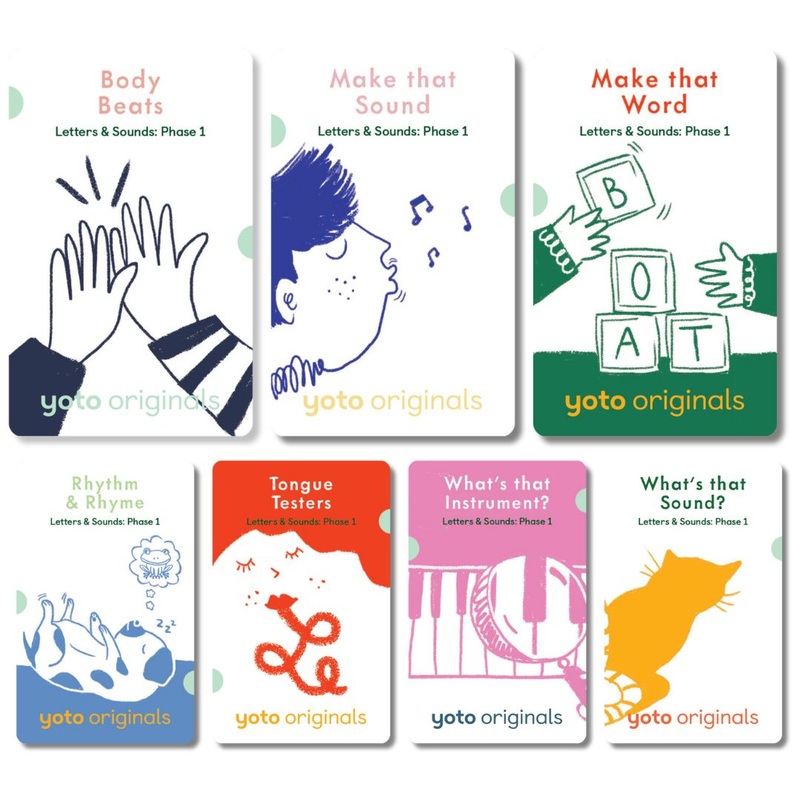 Yoto – Yoto Card Collection – Phonics: Letters & Sounds: Phase 1