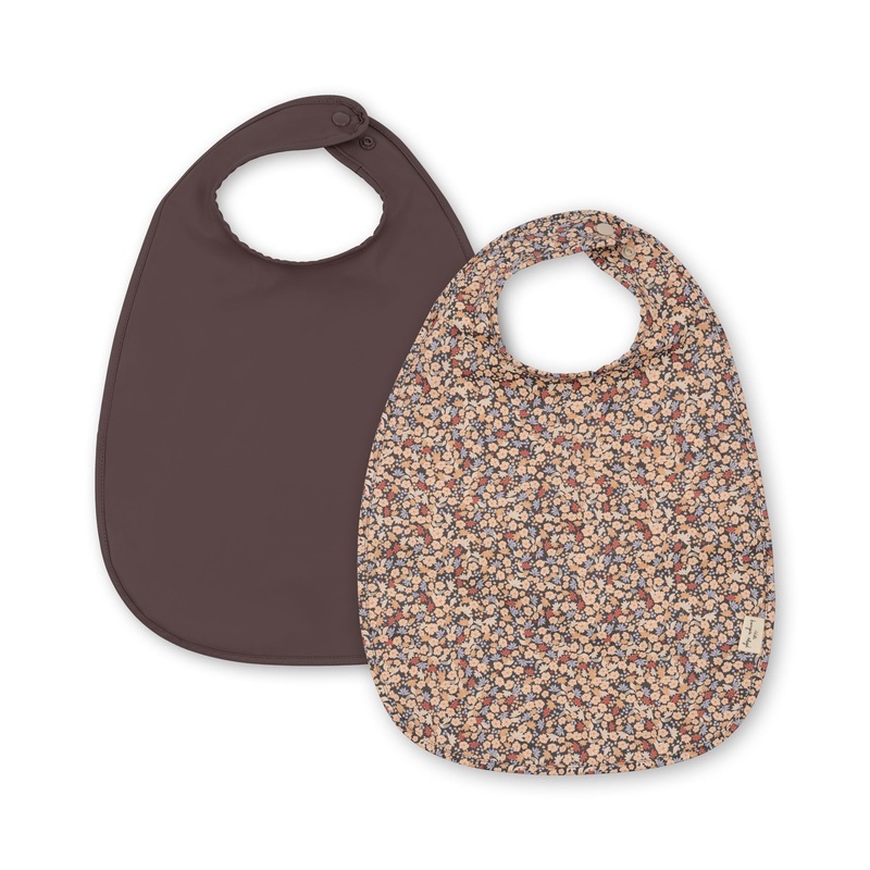 Konges Slojd – Dinner Bib – Toulouse/Sparrow (2 Pack)