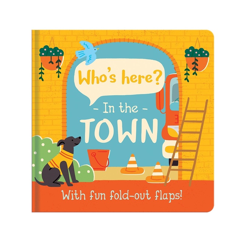 Whos Here in the Town  Fold Out Book