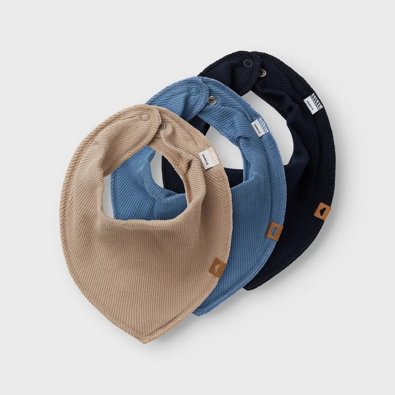 Name It – Scarf Bib – Navy (3 Pcs)