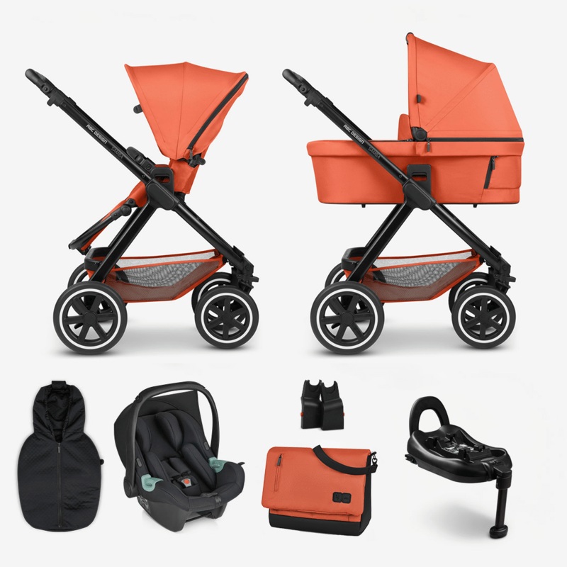 ABC Design Samba 3 in 1 Travel System – Carrot