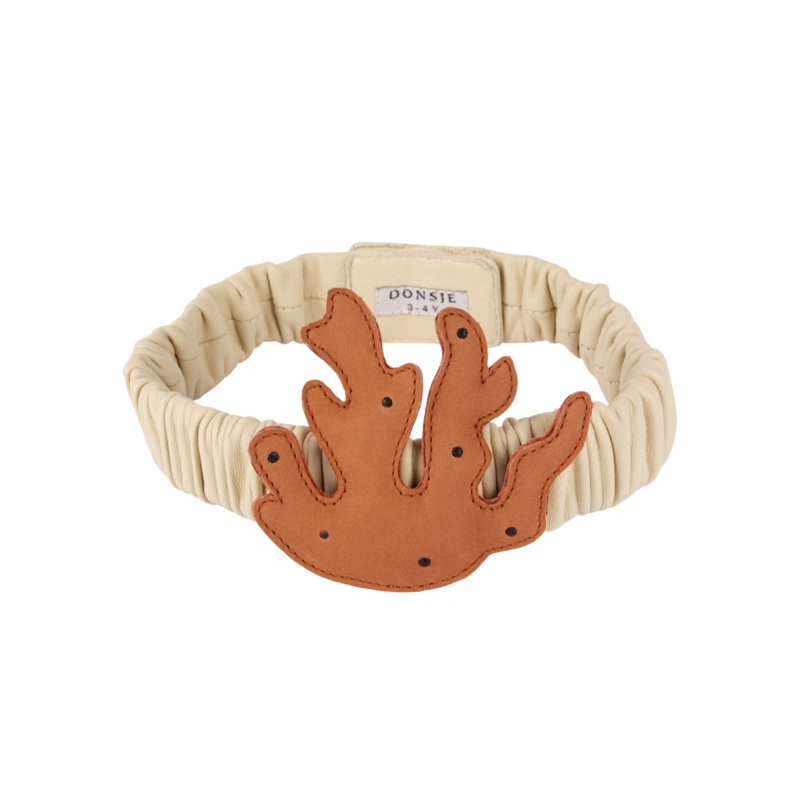 Ella Belt | Coral | Walnut Nubuck