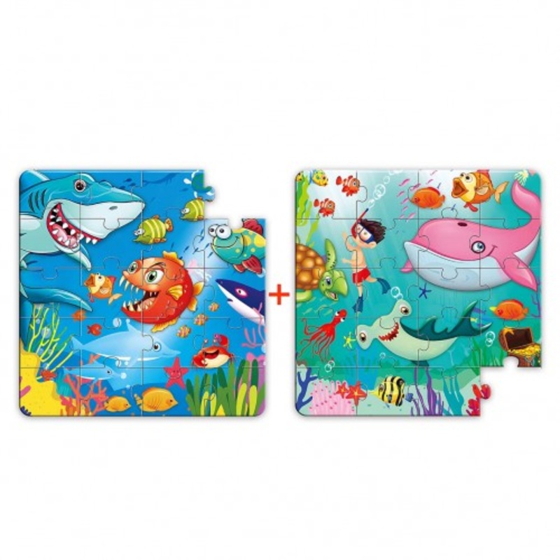 Montessori Educative Magnetic Jigsaw Puzzle 40pieces – Ocean