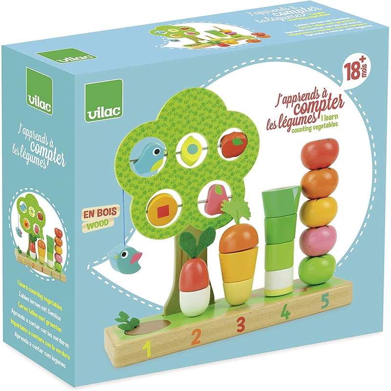 Vilac 2469 Farm I Learn Counting Vegetables