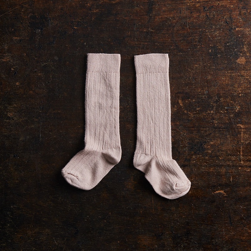 Baby & Kids Cotton Knee Socks – Old Rose