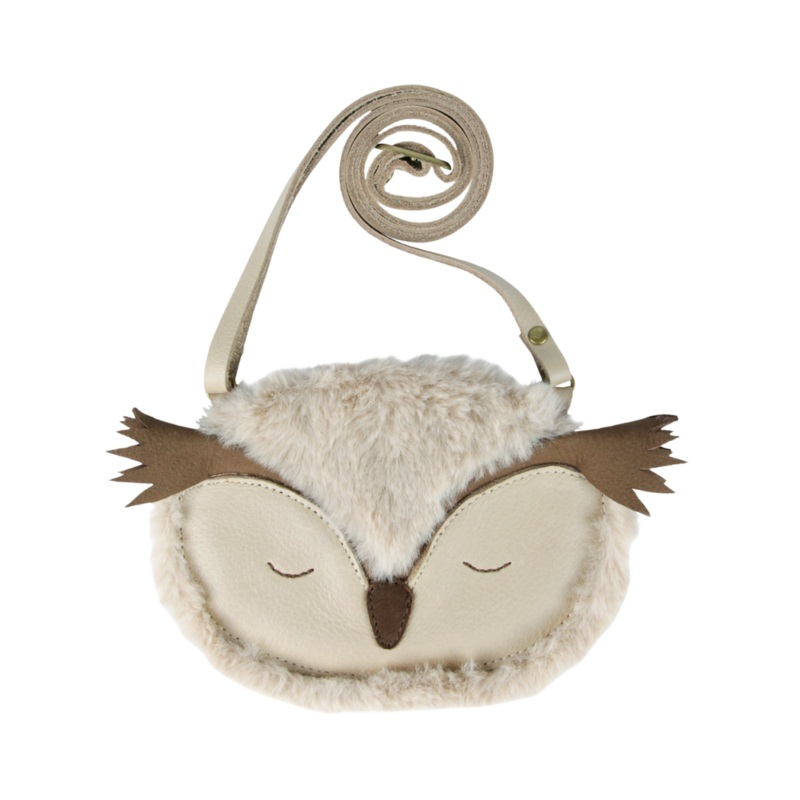 Britta Exclusive Purse | Owl | Ivory Classic Leather