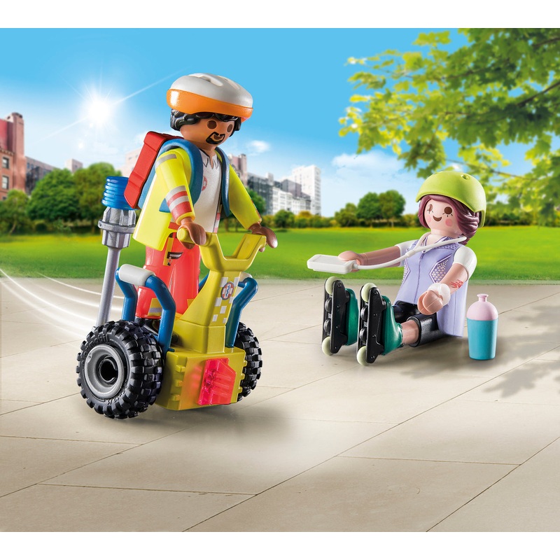 PLAYMOBIL 71257 StarterPack – Rescue with Balance Racer