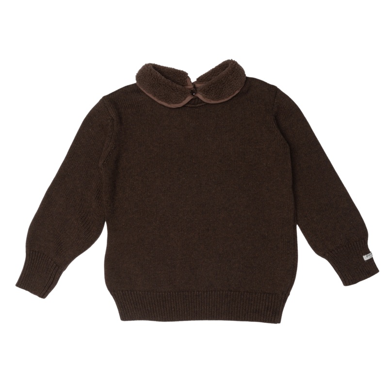 Freder Sweater | Dark Brown Melange
