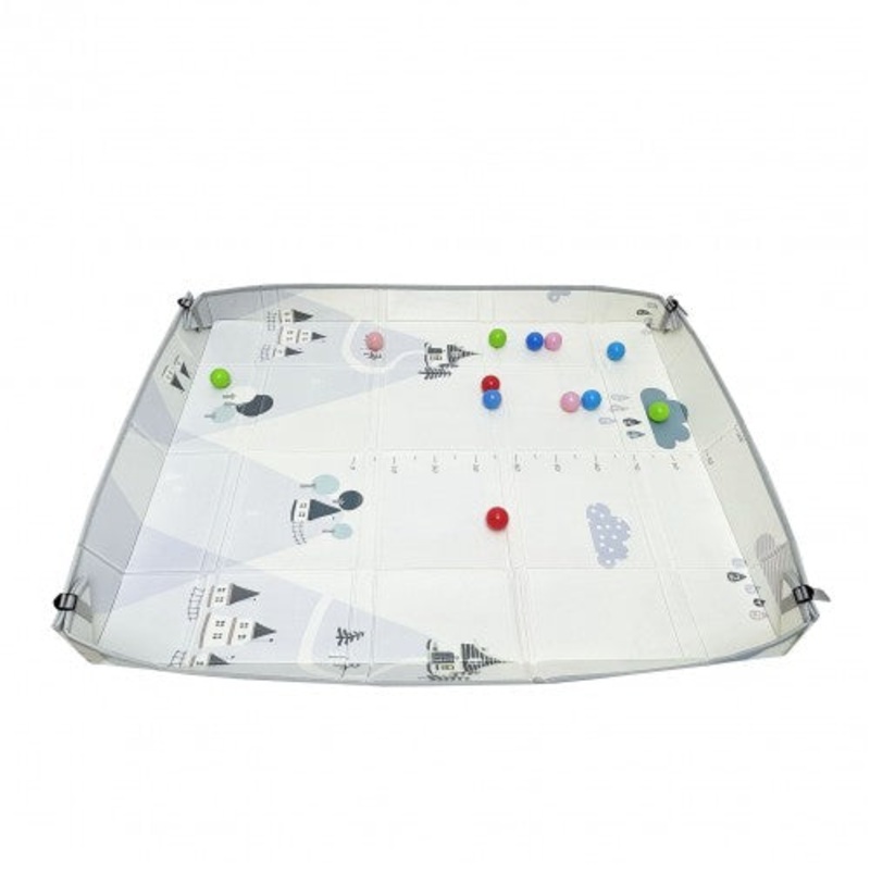 Smart Learners Educative XPE Dual Foldable Travel Mats With Border & Pool Balls – Mountain