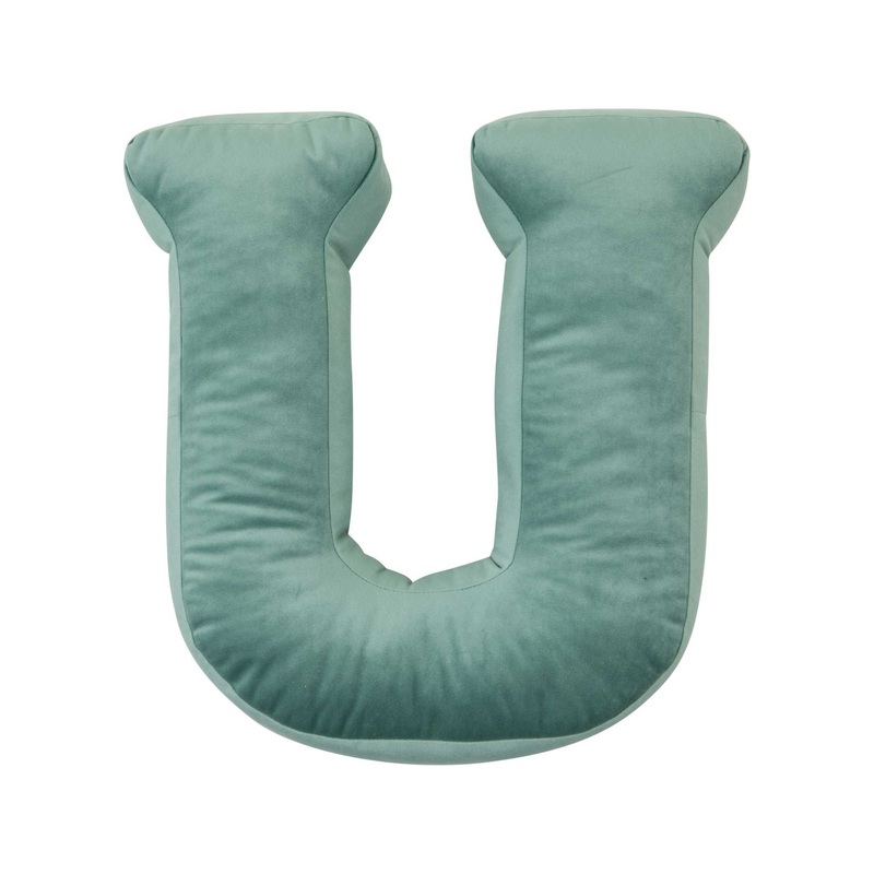 Velourkissen Buchstabe U VNEO121863658528