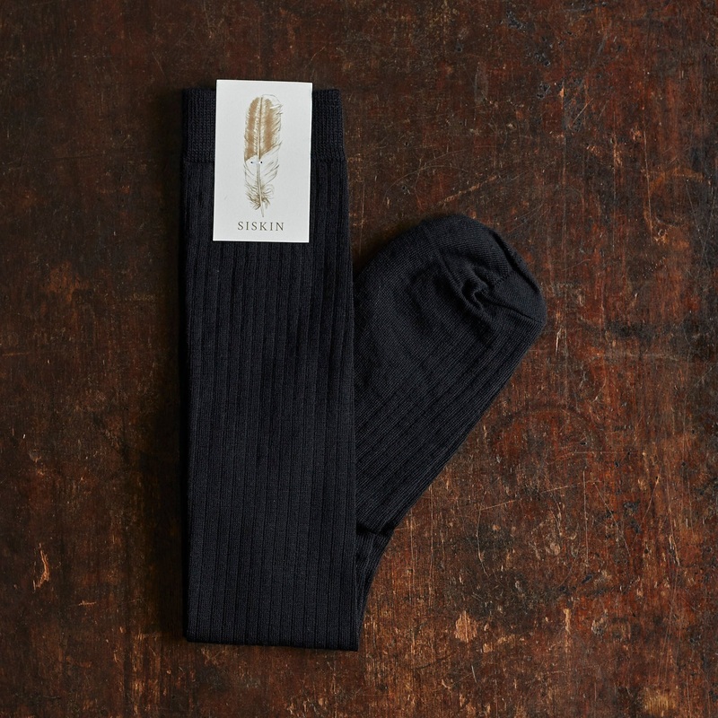 Adults Weaver Knee High Socks – Wool – Coal